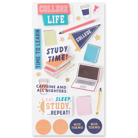 College Dimensional Stickers by Recollections™